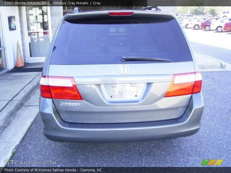 Nimbus Gray Metallic / Gray 2007 Honda Odyssey EX-L