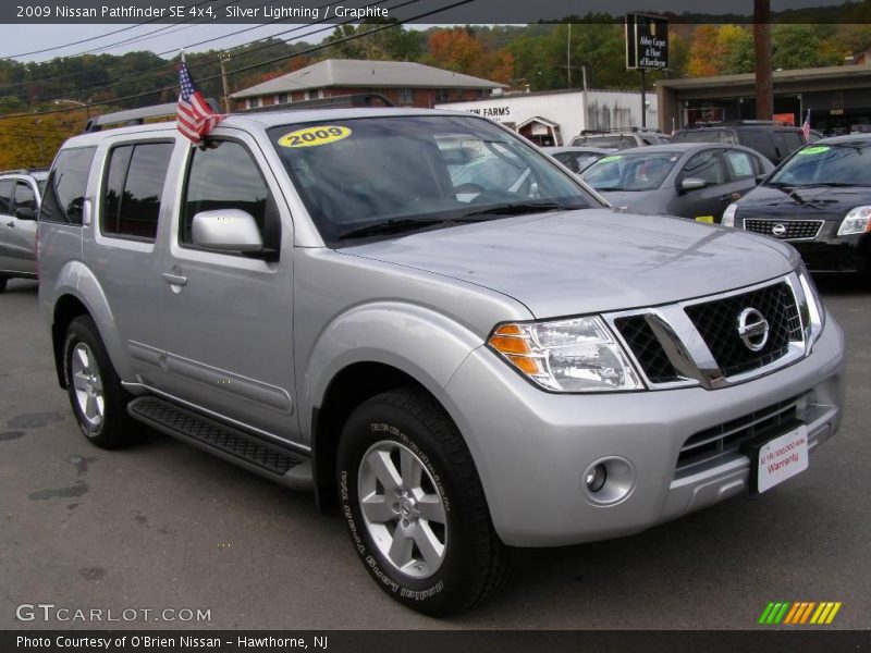 Silver Lightning / Graphite 2009 Nissan Pathfinder SE 4x4