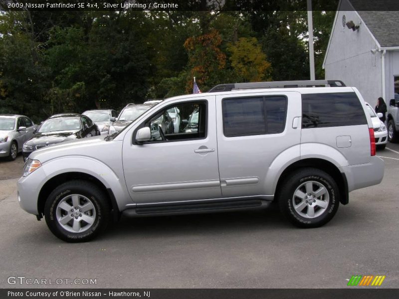 Silver Lightning / Graphite 2009 Nissan Pathfinder SE 4x4