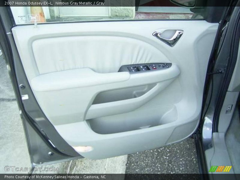 Nimbus Gray Metallic / Gray 2007 Honda Odyssey EX-L