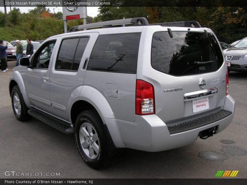 Silver Lightning / Graphite 2009 Nissan Pathfinder SE 4x4