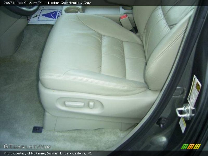 Nimbus Gray Metallic / Gray 2007 Honda Odyssey EX-L