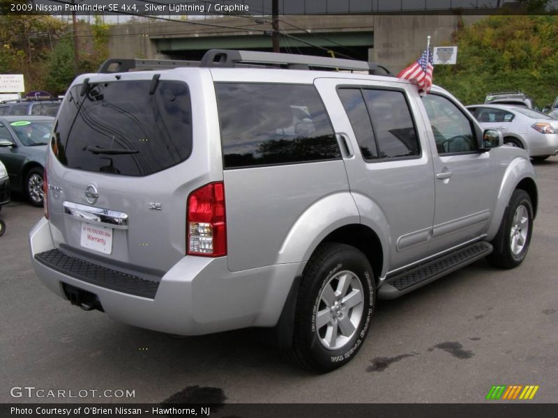 Silver Lightning / Graphite 2009 Nissan Pathfinder SE 4x4