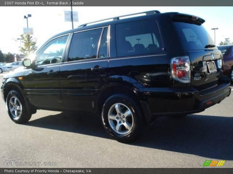 Formal Black / Saddle 2007 Honda Pilot EX-L