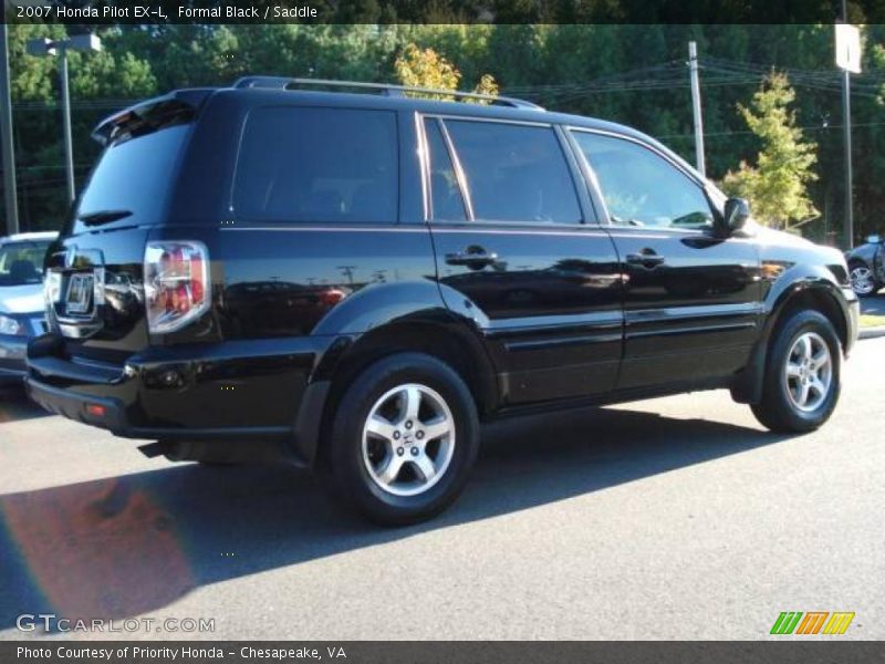 Formal Black / Saddle 2007 Honda Pilot EX-L