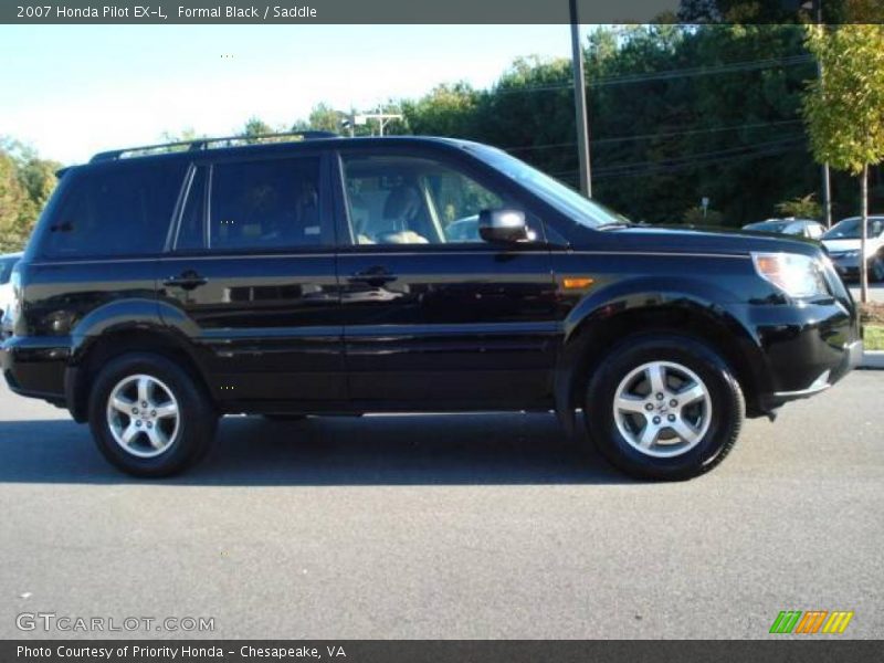 Formal Black / Saddle 2007 Honda Pilot EX-L