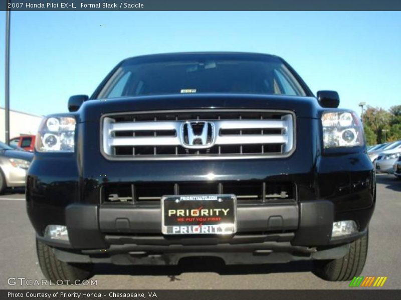 Formal Black / Saddle 2007 Honda Pilot EX-L