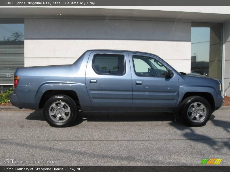 Steel Blue Metallic / Gray 2007 Honda Ridgeline RTX