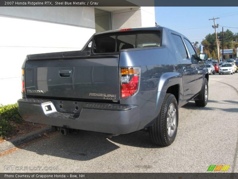 Steel Blue Metallic / Gray 2007 Honda Ridgeline RTX