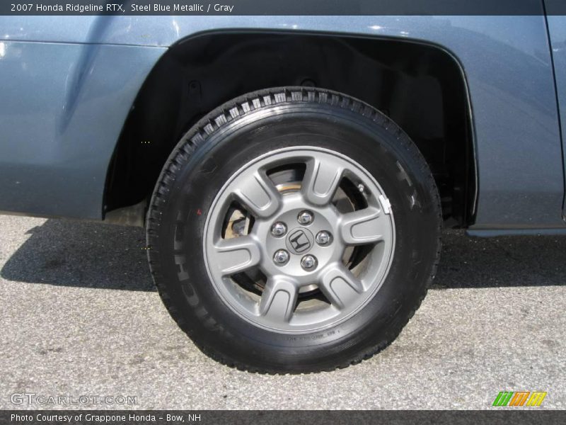 Steel Blue Metallic / Gray 2007 Honda Ridgeline RTX