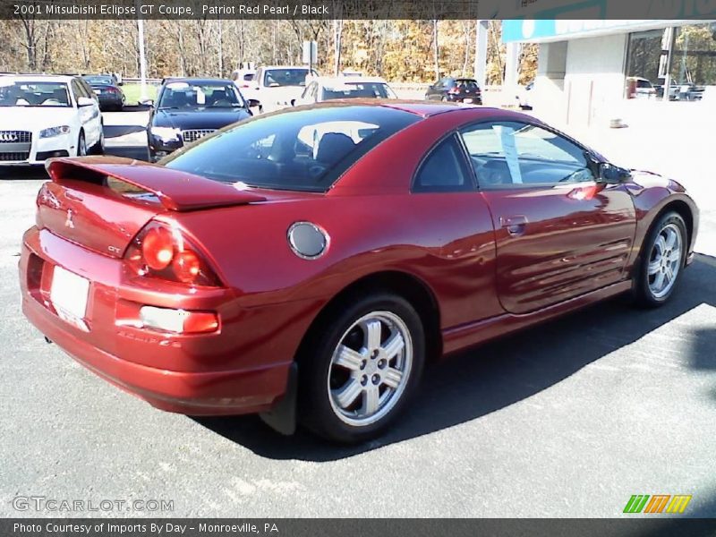Patriot Red Pearl / Black 2001 Mitsubishi Eclipse GT Coupe