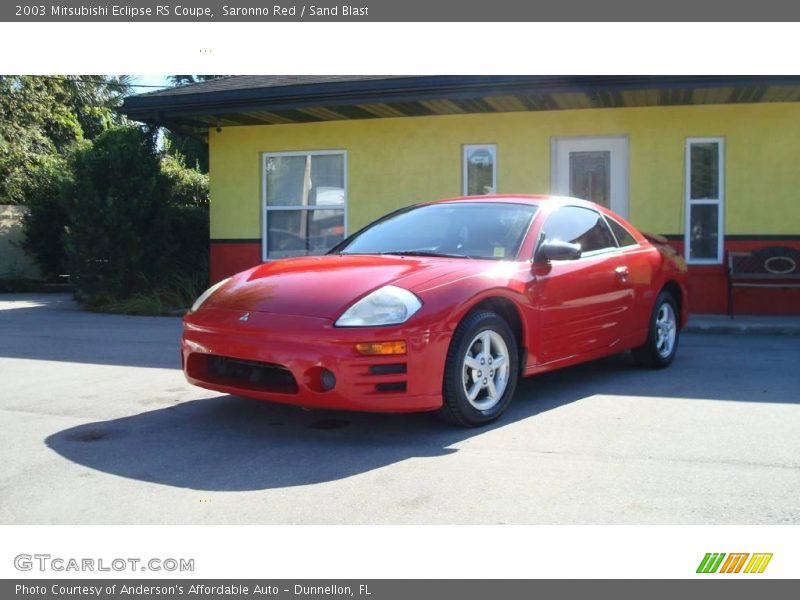 Saronno Red / Sand Blast 2003 Mitsubishi Eclipse RS Coupe
