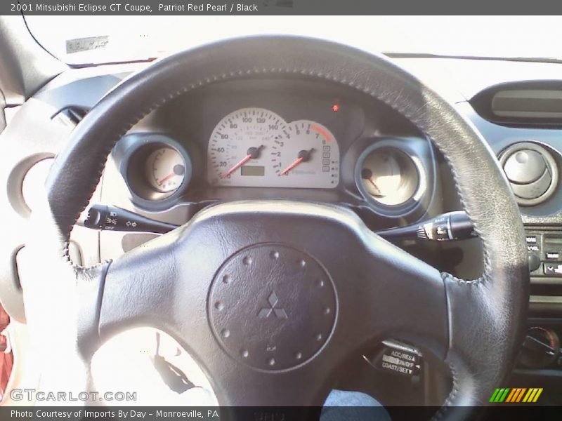 Patriot Red Pearl / Black 2001 Mitsubishi Eclipse GT Coupe