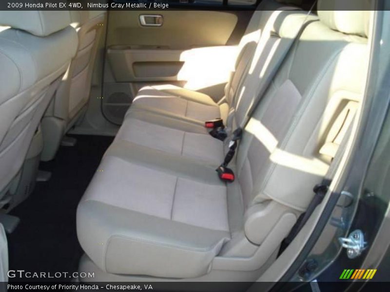 Nimbus Gray Metallic / Beige 2009 Honda Pilot EX 4WD