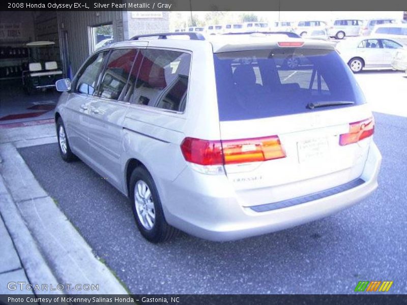 Silver Pearl Metallic / Gray 2008 Honda Odyssey EX-L