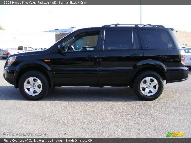 Formal Black / Gray 2008 Honda Pilot Value Package 4WD