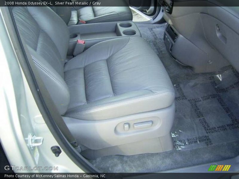 Silver Pearl Metallic / Gray 2008 Honda Odyssey EX-L