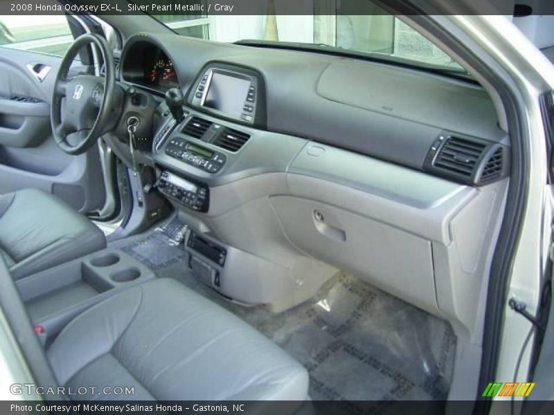 Silver Pearl Metallic / Gray 2008 Honda Odyssey EX-L