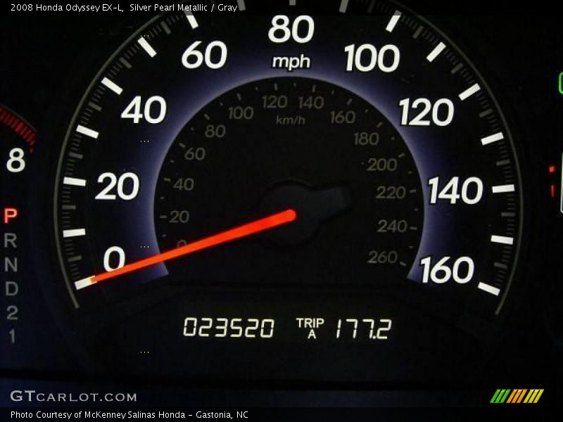 Silver Pearl Metallic / Gray 2008 Honda Odyssey EX-L