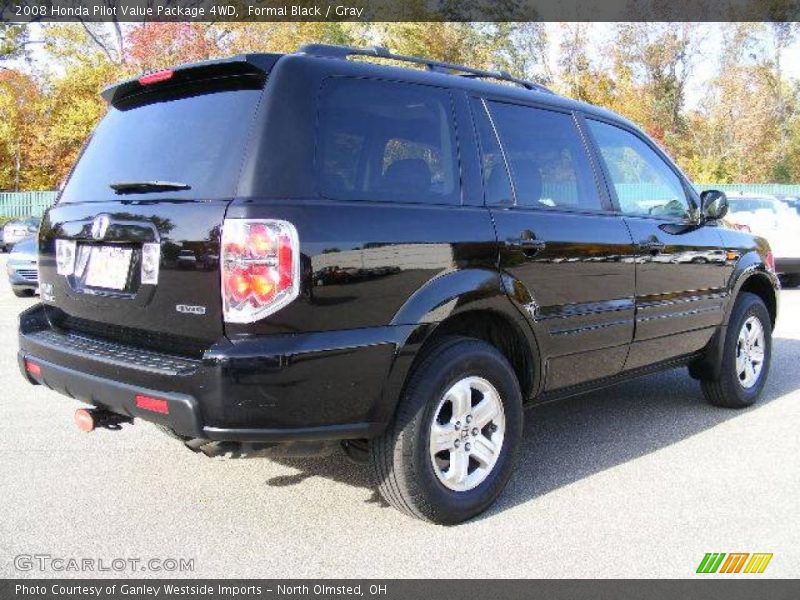 Formal Black / Gray 2008 Honda Pilot Value Package 4WD