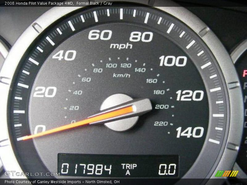 Formal Black / Gray 2008 Honda Pilot Value Package 4WD