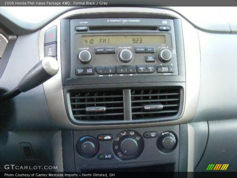 Formal Black / Gray 2008 Honda Pilot Value Package 4WD