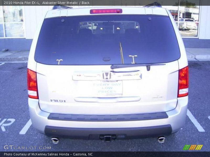 Alabaster Silver Metallic / Black 2010 Honda Pilot EX-L
