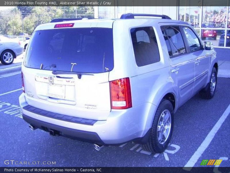 Alabaster Silver Metallic / Gray 2010 Honda Pilot Touring 4WD