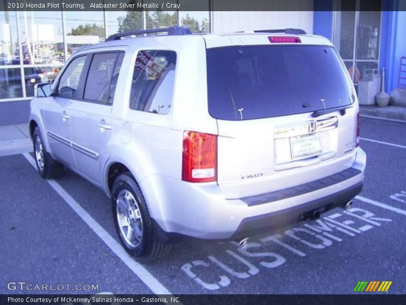 Alabaster Silver Metallic / Gray 2010 Honda Pilot Touring