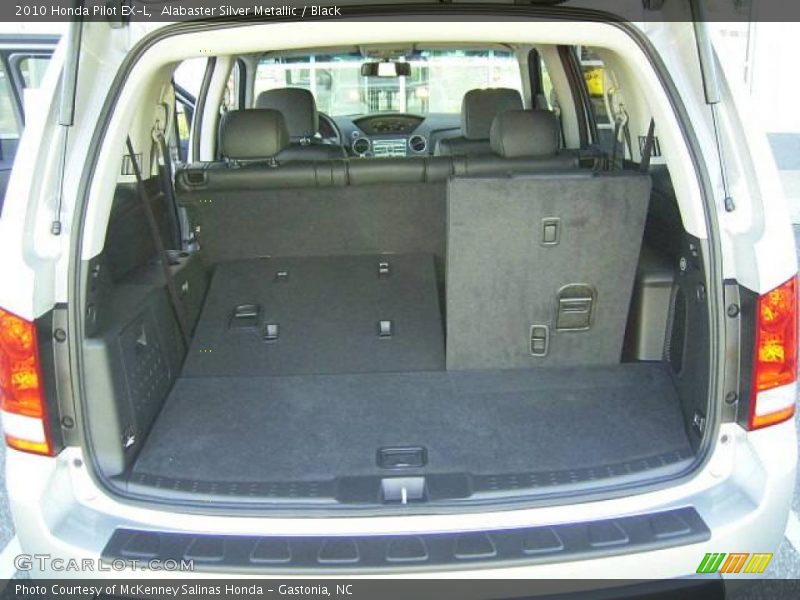 Alabaster Silver Metallic / Black 2010 Honda Pilot EX-L