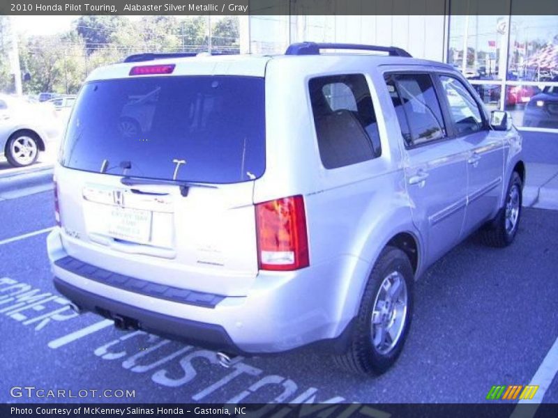 Alabaster Silver Metallic / Gray 2010 Honda Pilot Touring