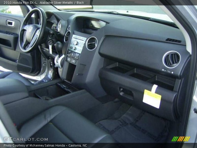 Alabaster Silver Metallic / Black 2010 Honda Pilot EX-L