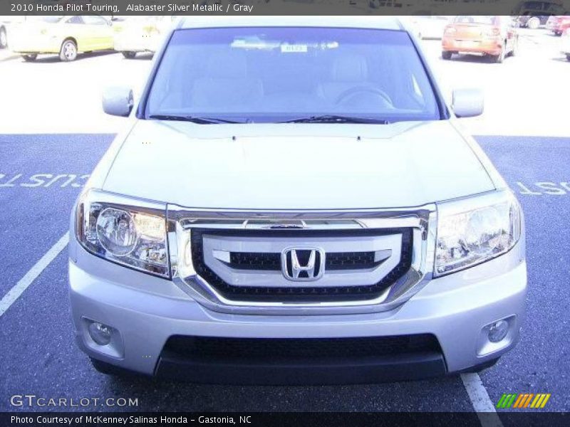 Alabaster Silver Metallic / Gray 2010 Honda Pilot Touring