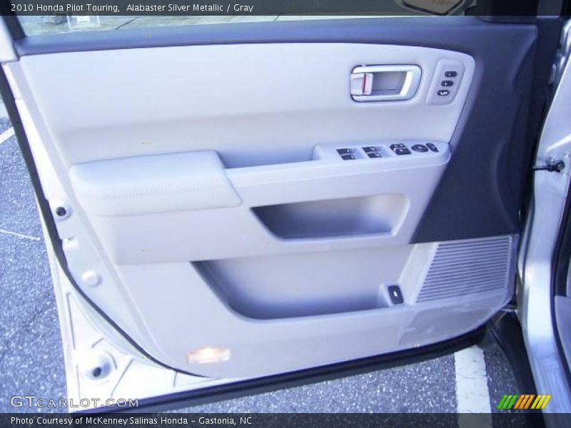 Alabaster Silver Metallic / Gray 2010 Honda Pilot Touring