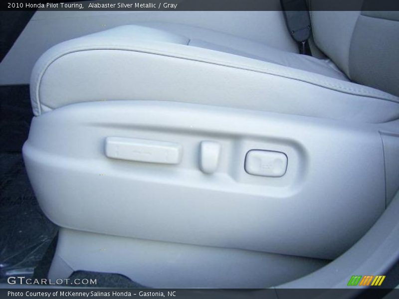 Alabaster Silver Metallic / Gray 2010 Honda Pilot Touring