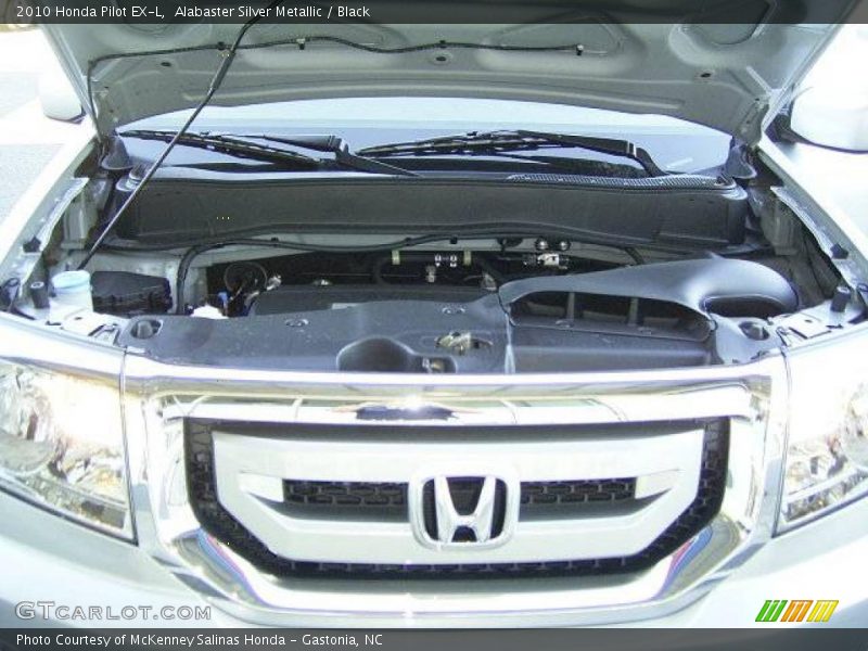 Alabaster Silver Metallic / Black 2010 Honda Pilot EX-L