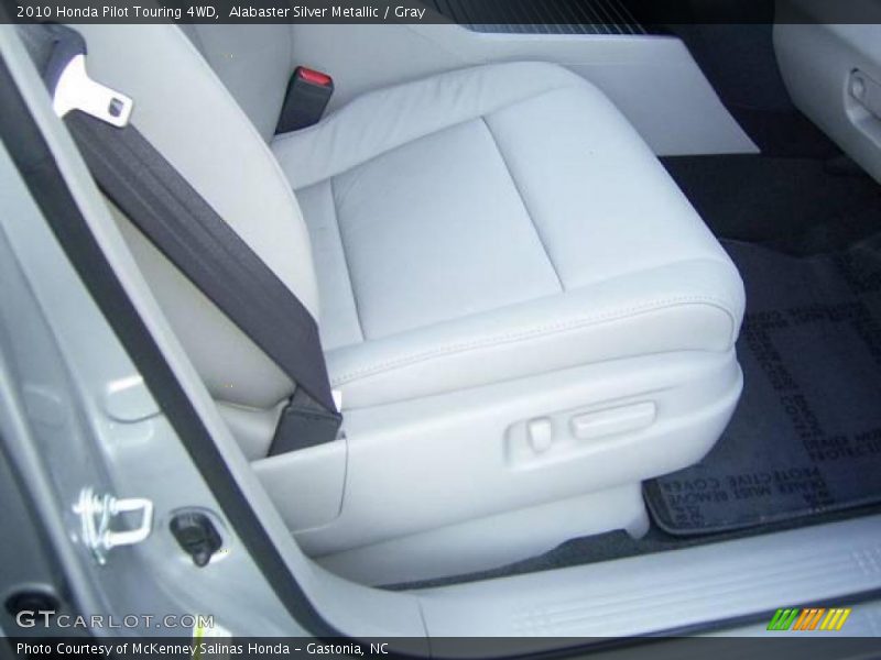 Alabaster Silver Metallic / Gray 2010 Honda Pilot Touring 4WD