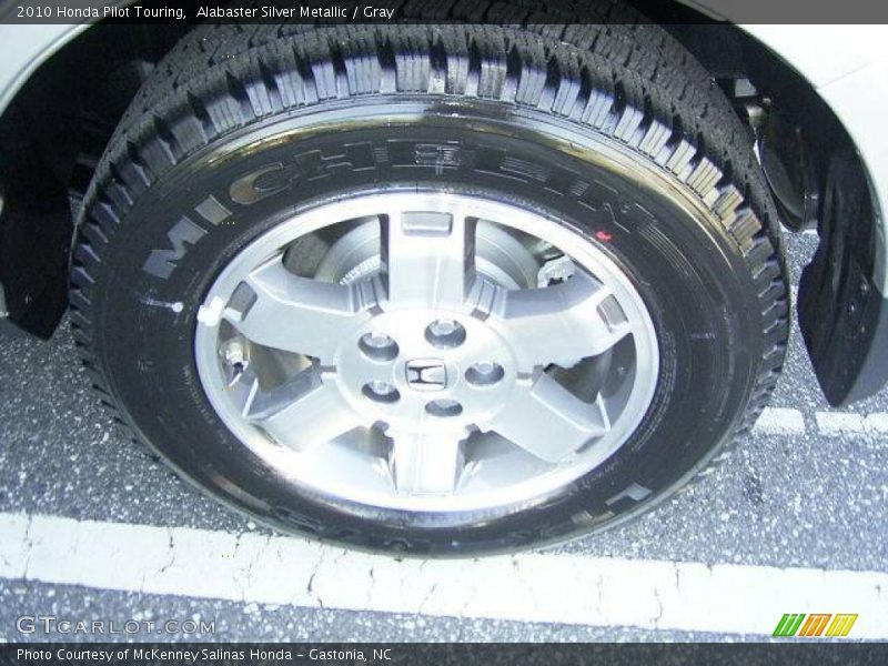 Alabaster Silver Metallic / Gray 2010 Honda Pilot Touring