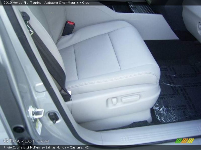 Alabaster Silver Metallic / Gray 2010 Honda Pilot Touring