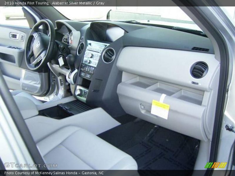 Alabaster Silver Metallic / Gray 2010 Honda Pilot Touring