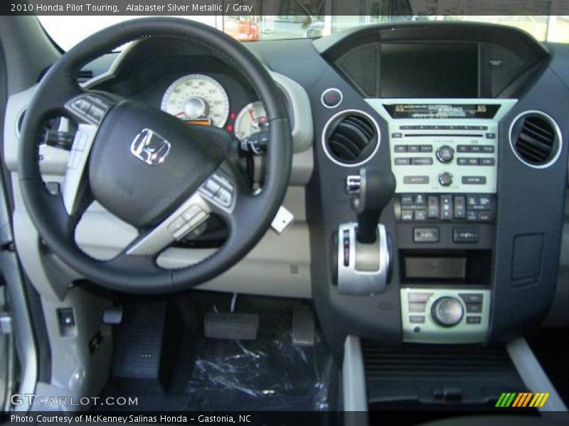 Alabaster Silver Metallic / Gray 2010 Honda Pilot Touring