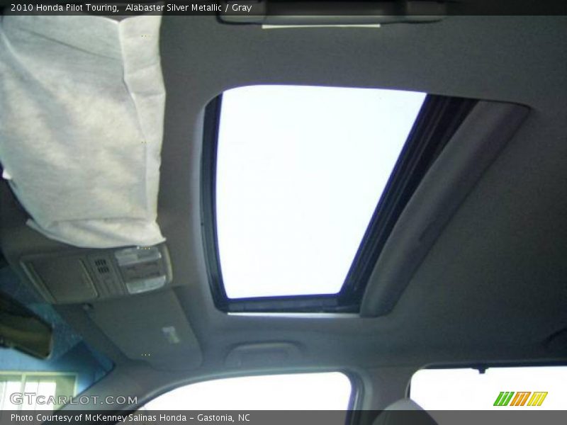 Alabaster Silver Metallic / Gray 2010 Honda Pilot Touring