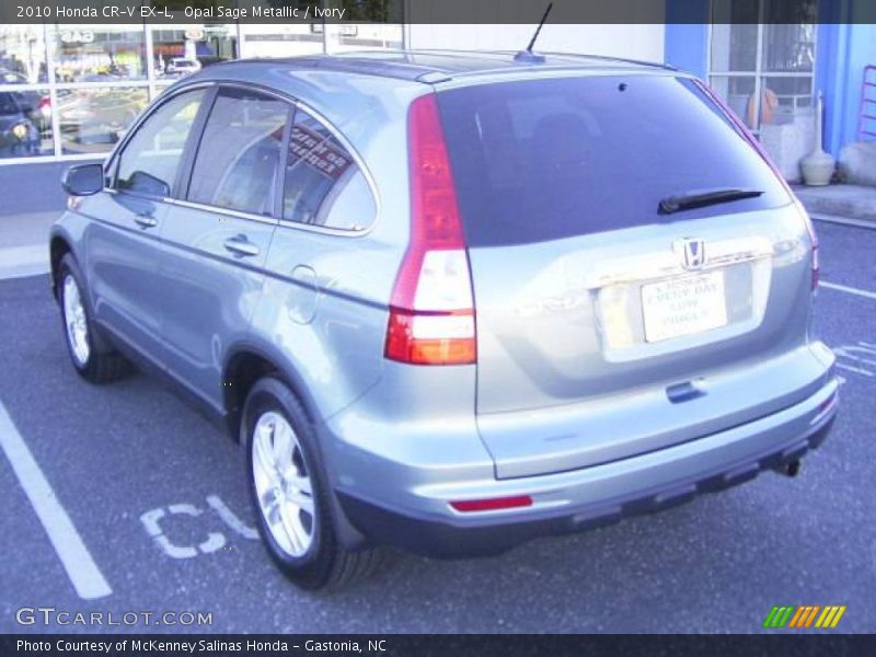 Opal Sage Metallic / Ivory 2010 Honda CR-V EX-L