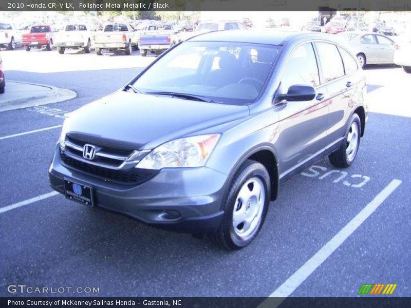 Polished Metal Metallic / Black 2010 Honda CR-V LX