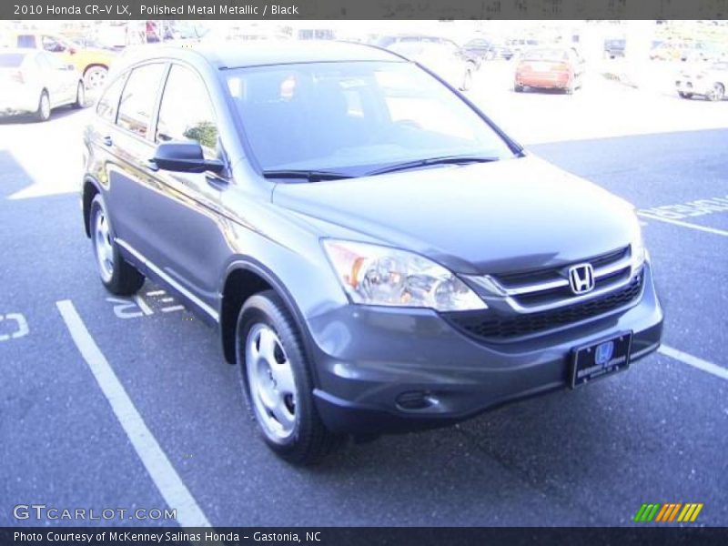 Polished Metal Metallic / Black 2010 Honda CR-V LX