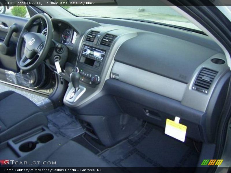 Polished Metal Metallic / Black 2010 Honda CR-V LX