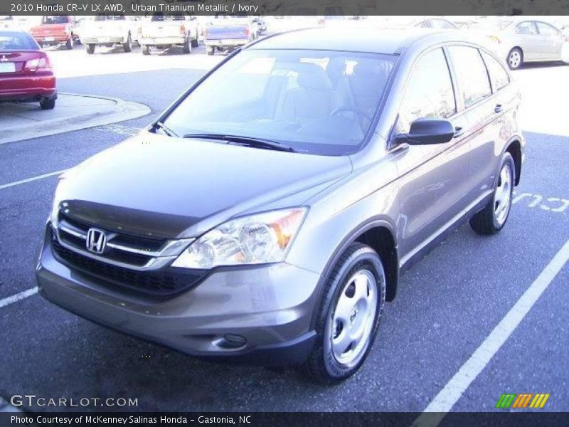 Urban Titanium Metallic / Ivory 2010 Honda CR-V LX AWD