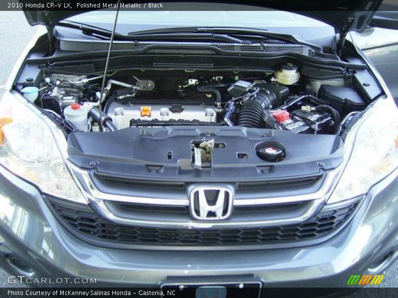 Polished Metal Metallic / Black 2010 Honda CR-V LX