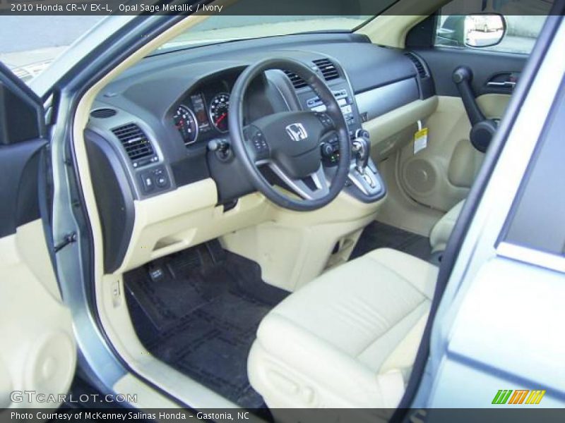 Opal Sage Metallic / Ivory 2010 Honda CR-V EX-L