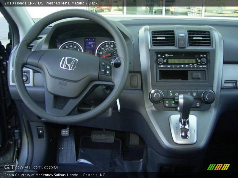 Polished Metal Metallic / Black 2010 Honda CR-V LX